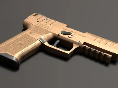FN Five Seven MK3 - Game Ready Low-poly 3D model