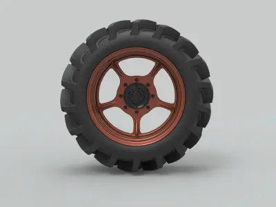 Offroad wheel 27 3D model