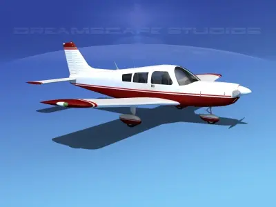 Piper PA-28 V02 3D model
