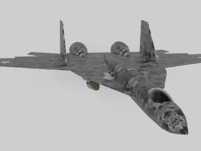 War Plane Low-poly 3D model purchase