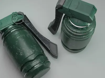 Hand Grenade 3D Model Free 3D model