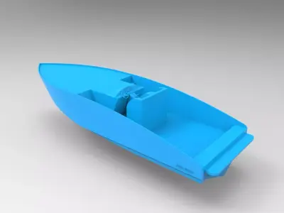 Yacht boat 3D print model