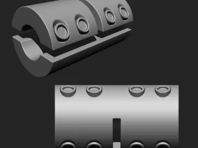 Coupling Collection Imm Brush Pack 10 in one 3D model