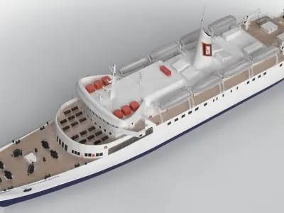  Jacopo Tintoretto RO-RO Ferry Ship Dynamic Simulation 