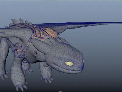 toothless only model 3D model
