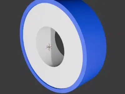 PTFE Thread Seal Tape Free 3D model
