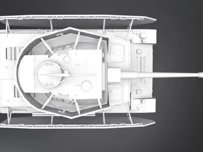 Panzer 4 Scale model 3D print model