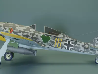 Focke-Wulf Fw 190 3D model buy