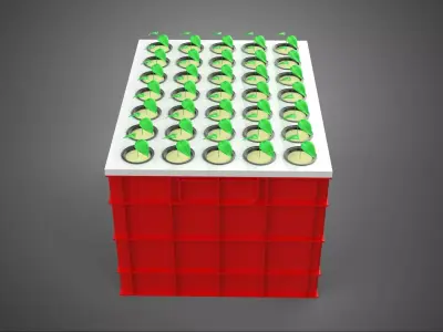 HYDROPONIC AEROPONIC SEEDLINGS TREE SPROUT PLANTING TRAY NET CUP 3D model
