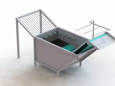 Electric Pepper Washing Machine Part 1 3D print model