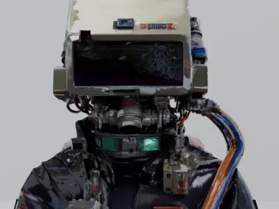 Cyber head  3D model