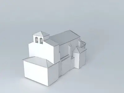 Antigua St. Nicholas Church.  Free 3D model
