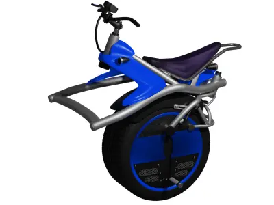 UNO BIKE SINGLE WHEELER 3D model