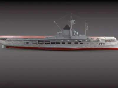 Flugzeugtrager A Graf Zeppelin 3D model