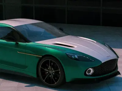 Aston Martin Vanquish Zagato 3D model purchase
