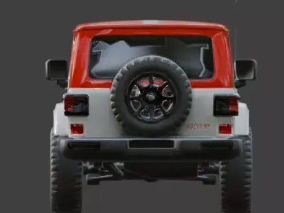 Off-Road Adventure Jeep 3D Model V01 Low-poly 3D model