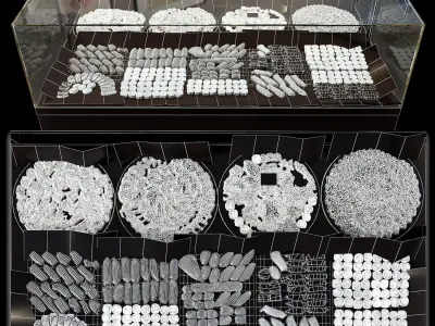 Sushi bar 3D model