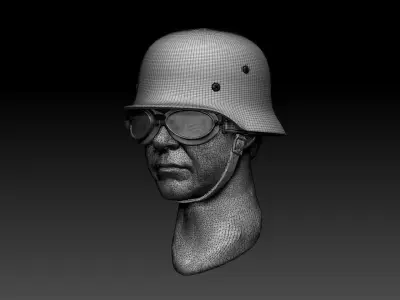 helmet 3D print model get