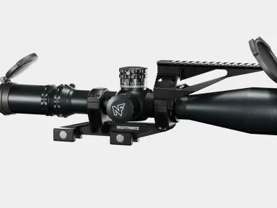 The Nightforce ATACR 7-35x56mm Low-poly 3D model