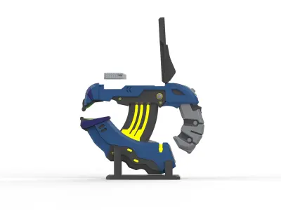 Plasma Cannon H2A - Halo - STL CAD bundle - Commercial Use 3D print model