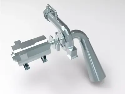 Turbine Francis Free 3D model