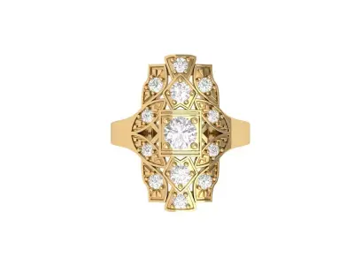 Wedding Ring  3D print model 266
