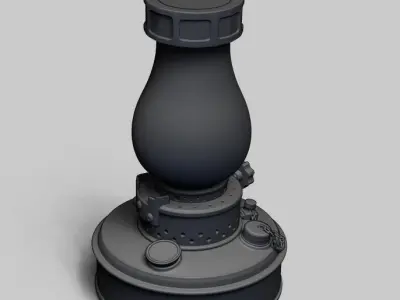 Vintage Antique Lantern for print 3D print model