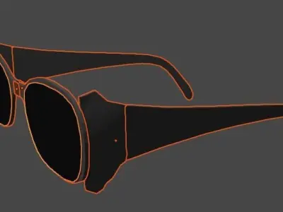 glasses pair of sunglasses 3D model buy