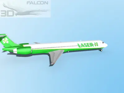 Falcon3D MD-80  Laser 3D model