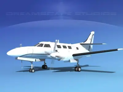 Swearingen SA226-T Merlin III V13 3D model