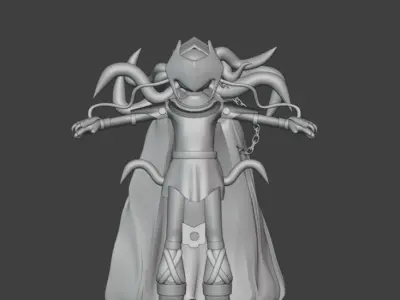 Robot man Low-poly 3D model purchase