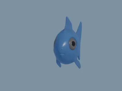 Toon Fish 3D model