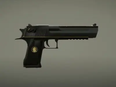 PACKE WEAPONS PISTOL with Skin  Low-poly 3D model
