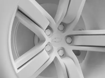 Chevrolet Camaro LS7 2008 wheel 3D model