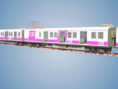  Bombardier EMU Local Train 3D model