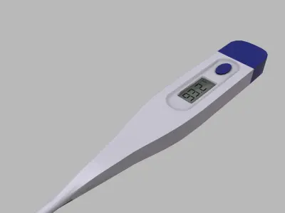 Thermometer Low Poly Low-poly 3D model