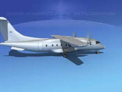 Dornier 328-130 Bare Metal 3D model