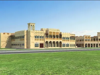03-Maktoum souk 3D model