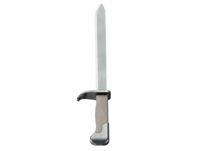 Sword Low-poly 3D model 2