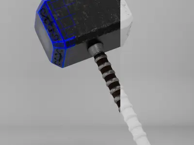 Hammer - 4k PBR thor thor 3D model