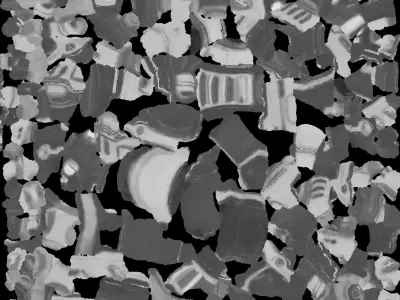 Orange Pistol 3D model purchase