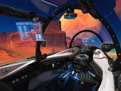 Spaceship Cockpit v4 3D model purchase