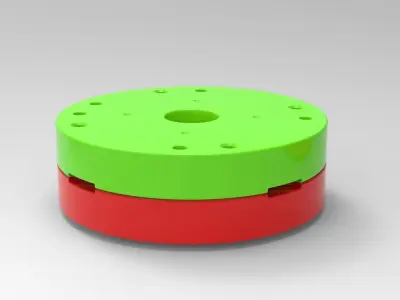 Mold for diecast Nokian Tractor King tire Scale 1 to 25 3D print model