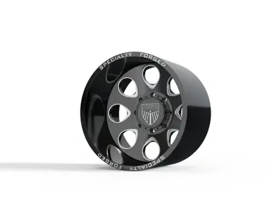 REAR SPECIALITY FORGED D018 WHEEL 3D MODEL 3D model