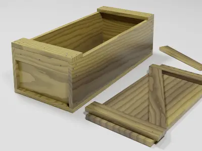 Japanese Tool Box 3D model