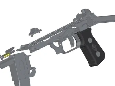PPS-43 gun 3D model
