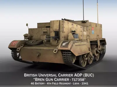Bren Gun Carrier - BUC - T17358 3D model