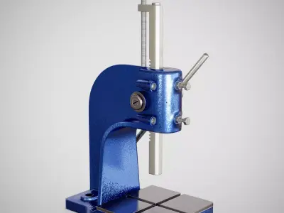 Precision Bench Press - Generic 01 Clean Low-poly 3D model