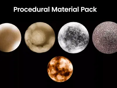 Procedural Material  3D Model Pack