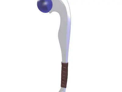 Sokka club 3D model Low-poly 3D model